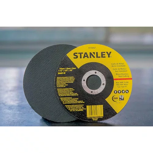 Disco Desbaste Metal 4.1/2" x 1/4 x 7/8" - Stanley