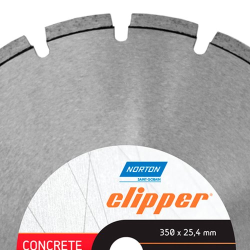 Disco Diamantado Clipper Concrete Standard 350x25,4mm - Norton