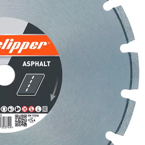 Disco Diamantado Clipper para Asfalto 350mm x 8 x 25,4 - Norton