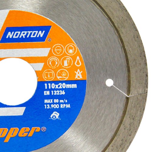 Disco Diamantado Clipper Porcelanato 110 x 8 x 20 - Norton