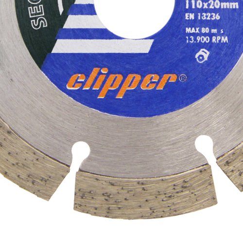 Disco Diamantado Clipper Segmentado 110 x 10 x 20mm - Norton