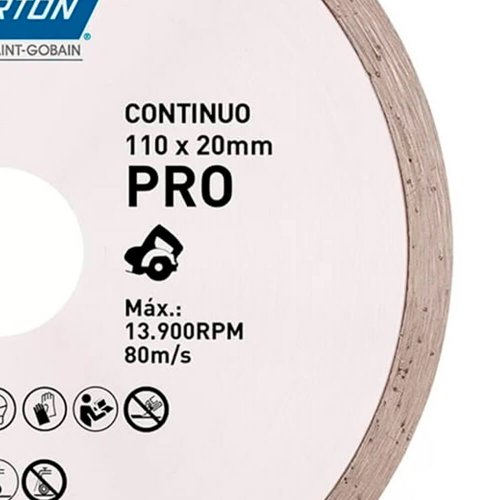 Disco Diamantado Continuo 110 x 5 x 20 - Norton