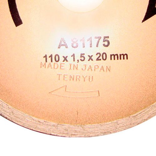 Disco Diamantado Liso 110mm Para Mármore/ Granito a Água - Makita
