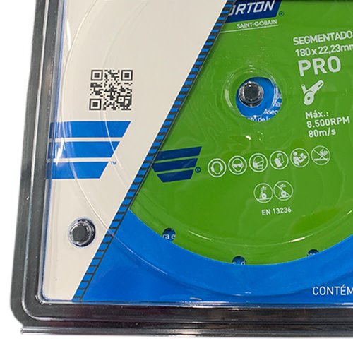 Disco Diamantado Pro Segmentado 180 x 8 x 22,23 - Norton
