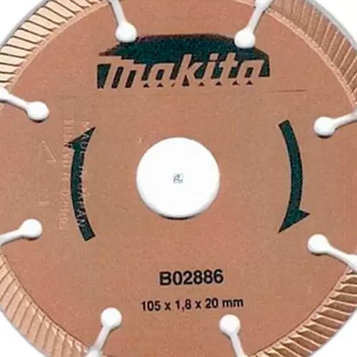 Disco Diamantado Segmentado 105mm para Mármore/Granito a Seco - Makita