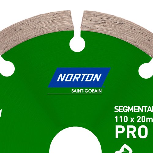 Disco Diamantado Pro Segmentado 110 x 20 - Norton