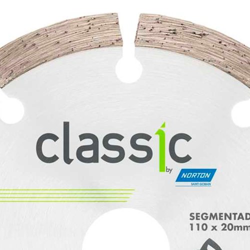 Disco Diamantado Segmentado Classic 110 x 20 - Norton