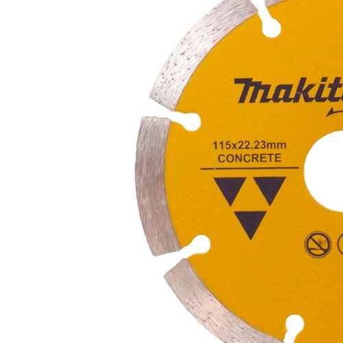 Disco Diamantado Segmentado para Concreto 115x22.23mm Com 10 - Makita