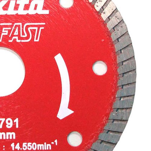 Disco Diamantado Turbo 105mm Mármore/Granito água/seco - Makita