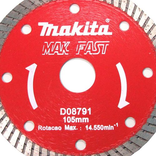 Disco Diamantado Turbo 105mm Mármore/Granito água/seco - Makita