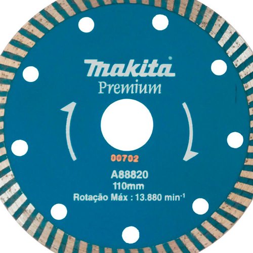 Disco Diamantado Turbo 110mm para Mármore/Granito - A-88820 - Makita