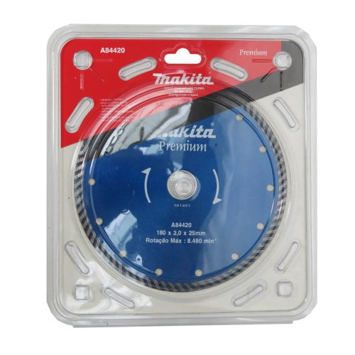 Disco Diamantado Turbo 180mm p Mármore-Granito - A-84420 - Makita