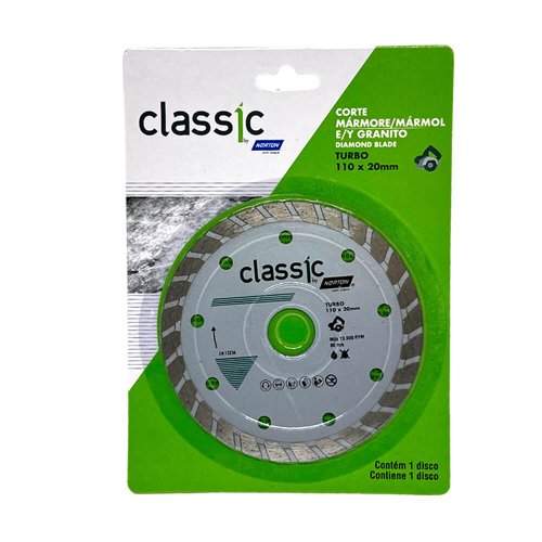 Disco Diamantado Turbo Classic 110x20 - Norton