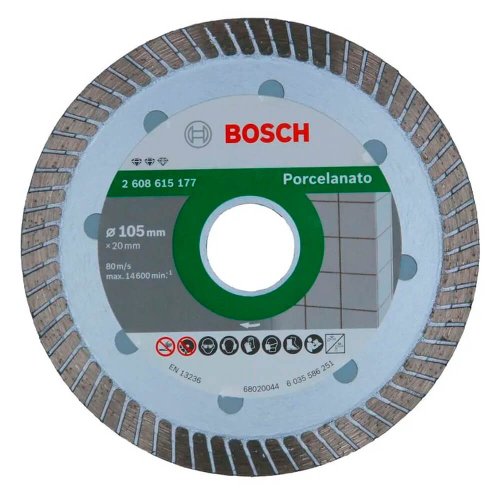 Disco Diamantado Turbo Fino 105mm Expert Porcelanato - Bosch