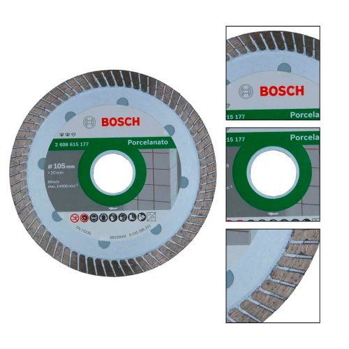 Disco Diamantado Turbo Fino 105mm Expert Porcelanato - Bosch