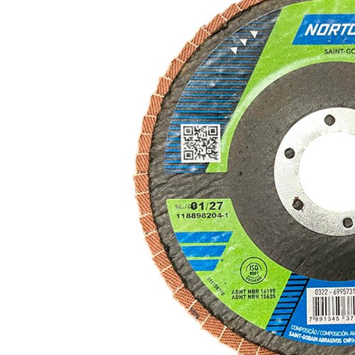 Disco Flap 115X22#80 R801 FIBRA - Norton