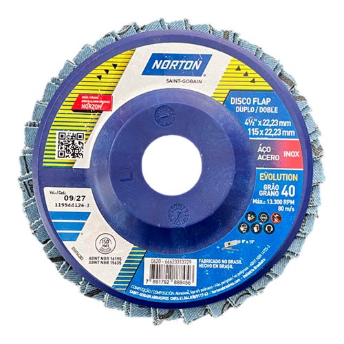 Disco Flap Evolution R822 115 x 22 #40 - Norton