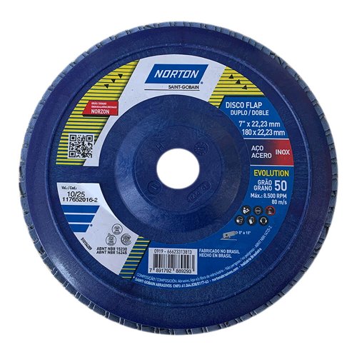 Disco Flap Evolution R822 180 x 22 #50 - Norton