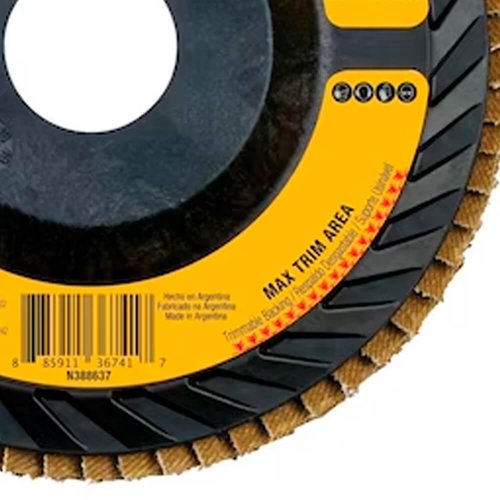 Disco Flap Nylon Z120 4.1/2" x 7/8" - Dewalt