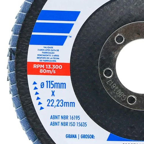 Disco Flap Original 115X22#120 R822 FIBRA - Norton