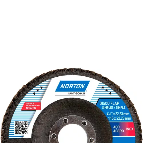 Disco Flap Original 115X22#40 R822 FIBRA - Norton