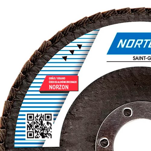 Disco Flap Original 115X22#50 R822 FIBRA - Norton
