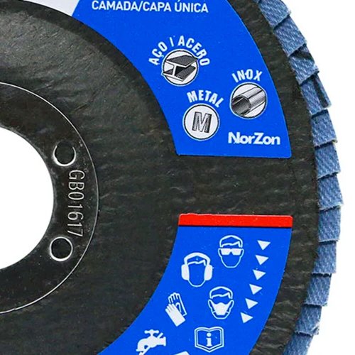 Disco Flap Original 115X22#80 R822 FIBRA - Norton