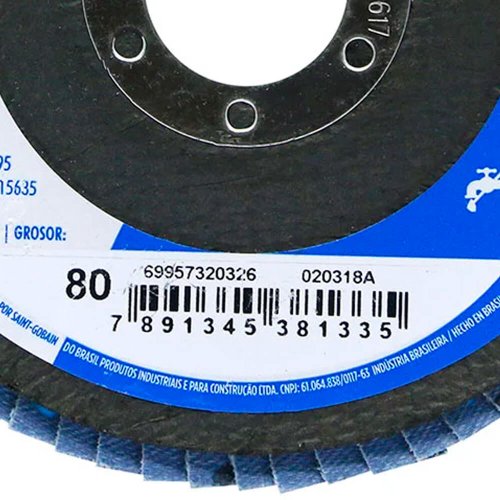 Disco Flap Original 115X22#80 R822 FIBRA - Norton