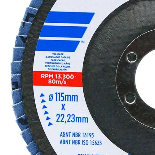 Disco Flap Original 115X22#80 R822 FIBRA - Norton