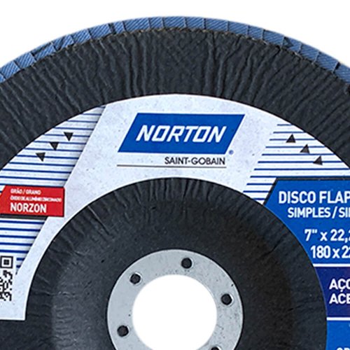 Disco Flap Original 180X22#120 R822 FIBRA - Norton