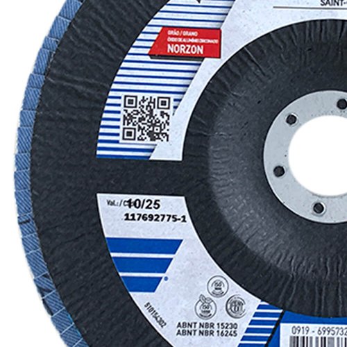Disco Flap Original 180X22#120 R822 FIBRA - Norton