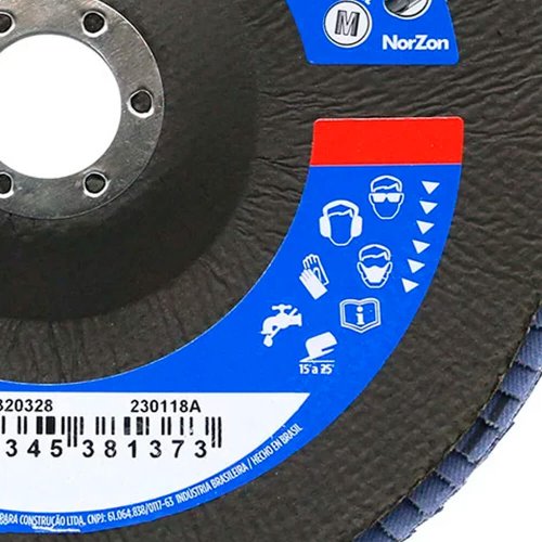 Disco Flap Original 180X22#40 R822 FIBRA - Norton