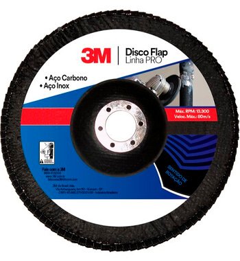 Disco Flap PRO 115mm #60 Plástico - 3M