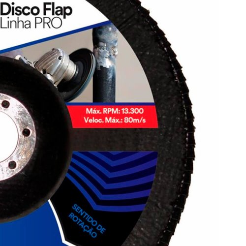 Disco Flap PRO 115mm #60 Plástico - HB004615983 - 3M