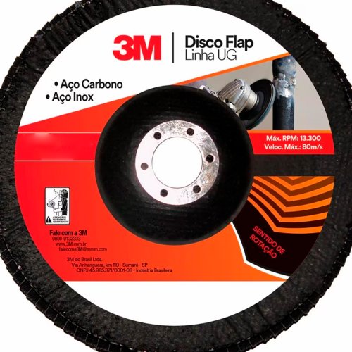 Disco Flap Uso Geral 178mm #120 - 3M