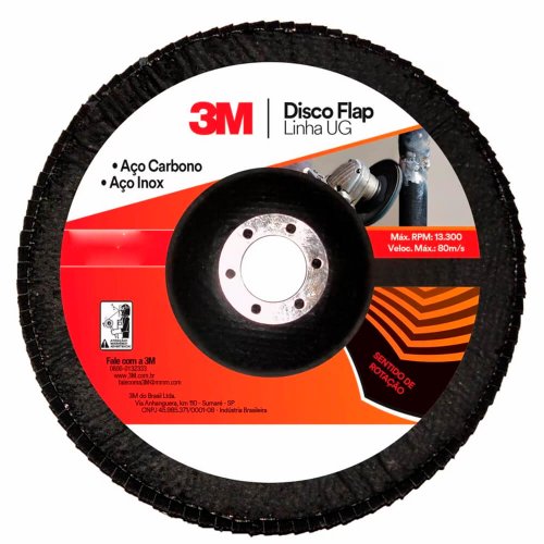 Disco Flap Uso Geral 178mm #40 - 3M