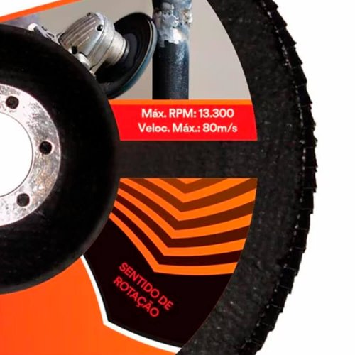 Disco Flap Uso Geral 178mm #40 - 3M