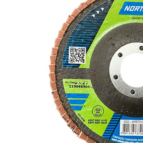 Disco Flap115X22#60 R801 FIBRA - Norton
