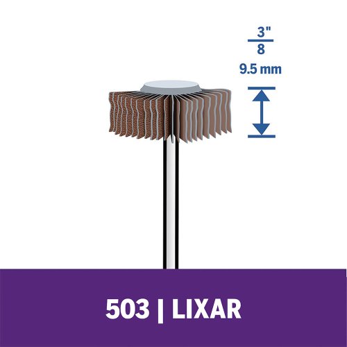 Disco Lixa Grana 120 -3/8- 9,5mm Ref.: 503 - Dremel