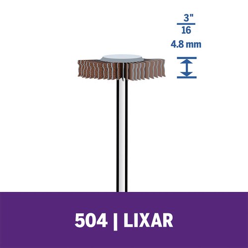 Disco Lixa Grana 80 - 3/16 - 4,8 mm Ref.: 504 - Dremel