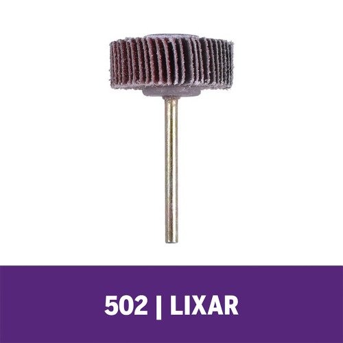 Disco Lixa Grana 80- 3/8 - 9,5 mm Ref.: 502 - Dremel