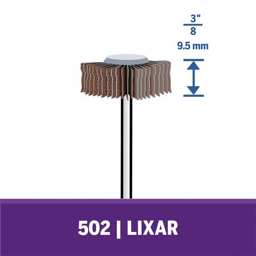 Disco Lixa Grana 80- 3/8 - 9,5 mm Ref.: 502 - Dremel