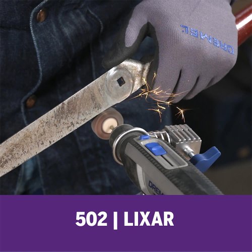 Disco Lixa Grana 80- 3/8 - 9,5 mm Ref.: 502 - Dremel