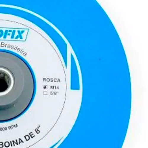 Disco para Politriz em Espuma 8" Azul Com Velcro - Profix