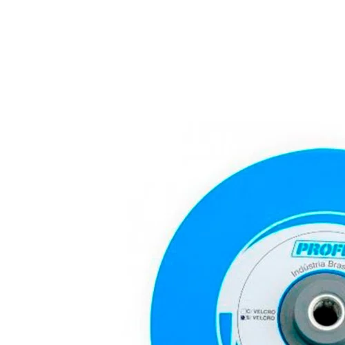 Disco para Politriz em Espuma 8" Azul Sem Velcro - Profix