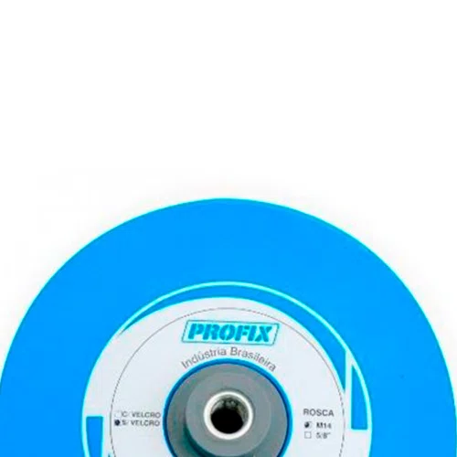 Disco para Politriz em Espuma 8" Azul Sem Velcro - Profix