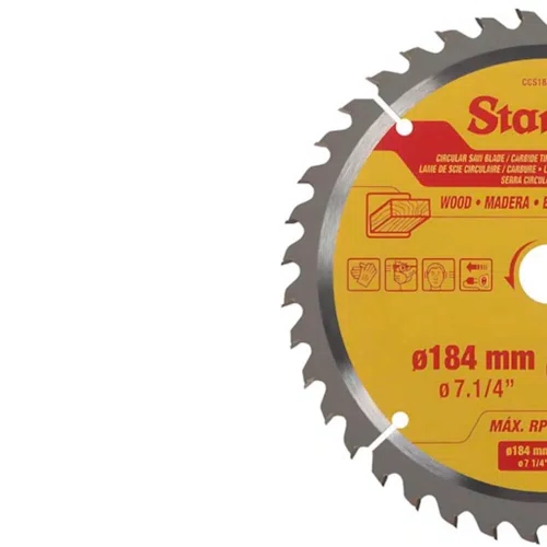 Disco para Serra Circular Metal Duro Madeira 184x20mm para 40 Dentes - Starrett