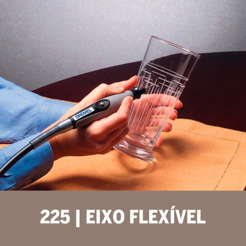 Eixo/ Acoplamento Flexível de Micro Retifica Ref.: 225 - Dremel