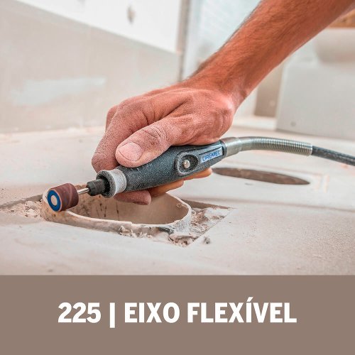 Eixo/ Acoplamento Flexível de Micro Retifica Ref.: 225 - Dremel