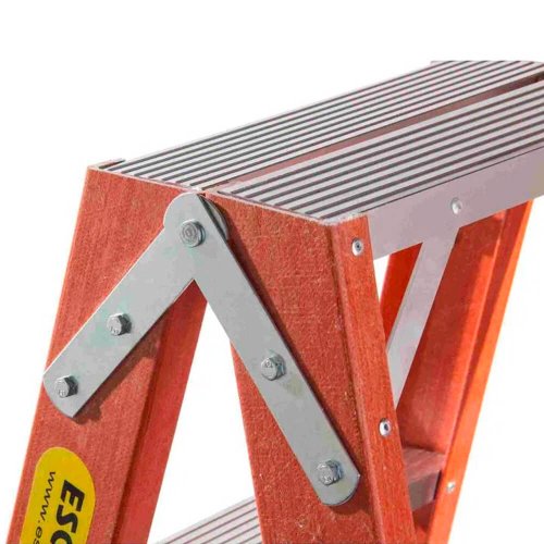 Escada Americana Dupla Fibra de Vidro 7D 2,10m - Esca-Fort